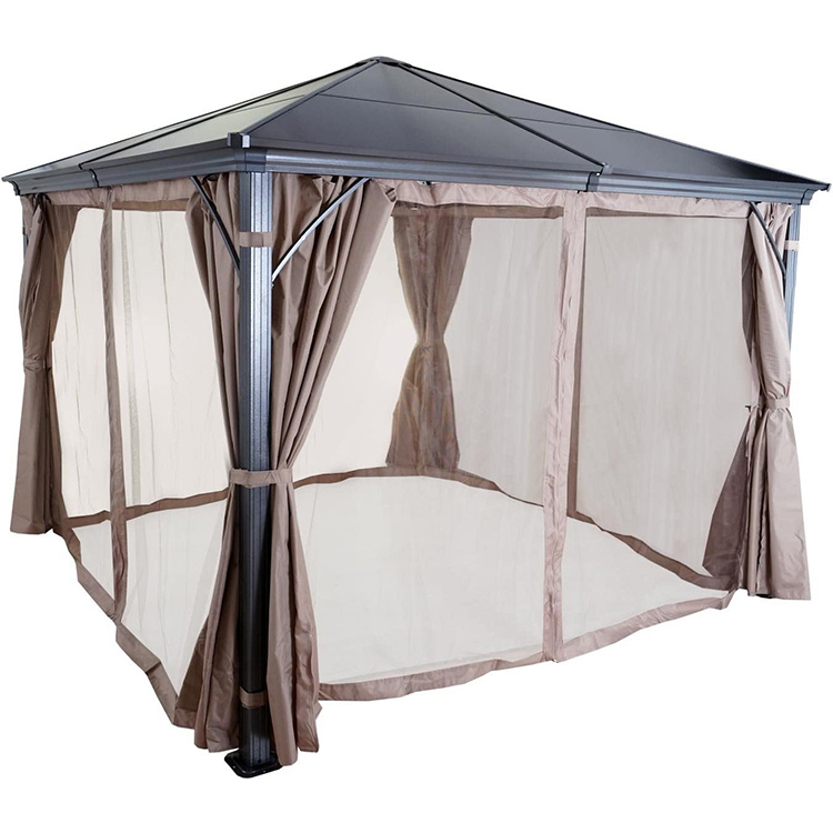 Gazebo con dosel de 10 x 10 pies