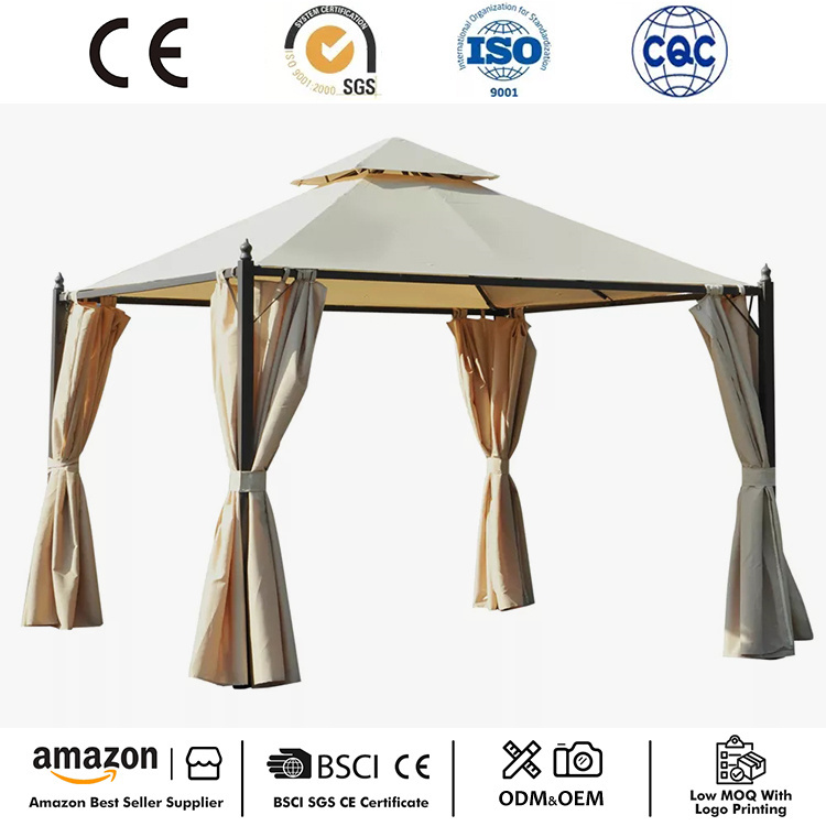 Gazebo de metal para patio de 10' x 10'