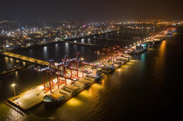 El puerto de Ningbo Zhoushan agregó un muelle verde de 