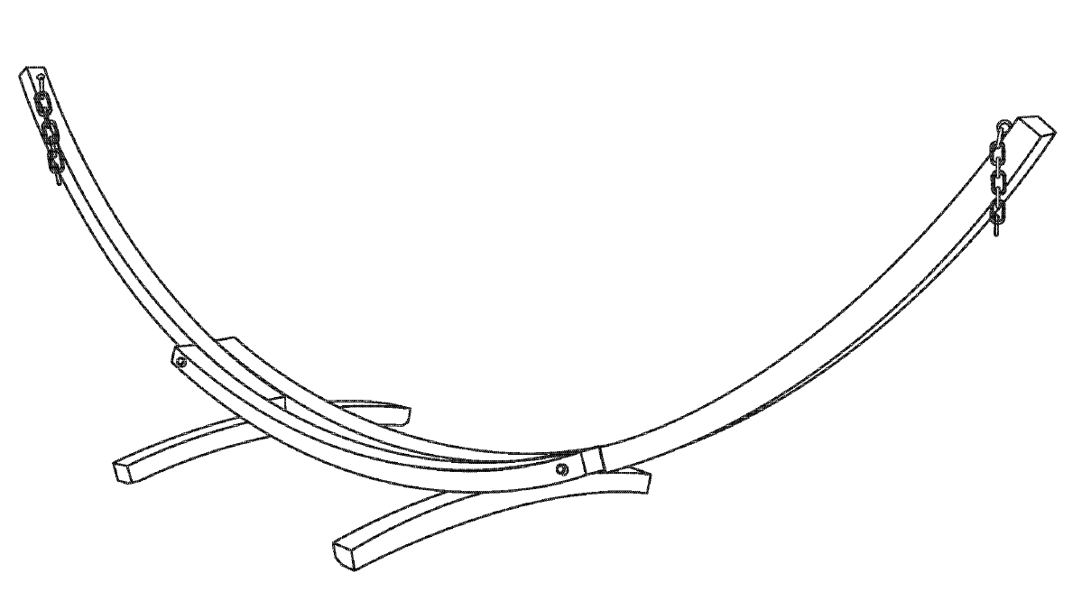 Instrucciones de montaje del soporte para hamaca Wood Arc