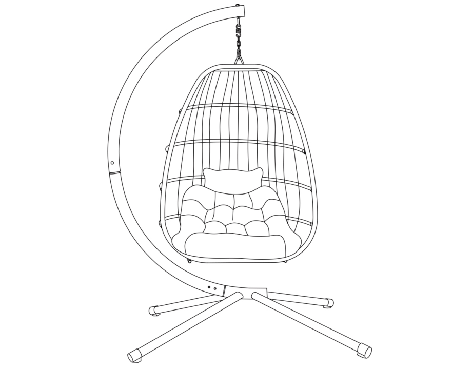 Guía de funcionamiento de la SILLA COLUMPIO DE PATIO