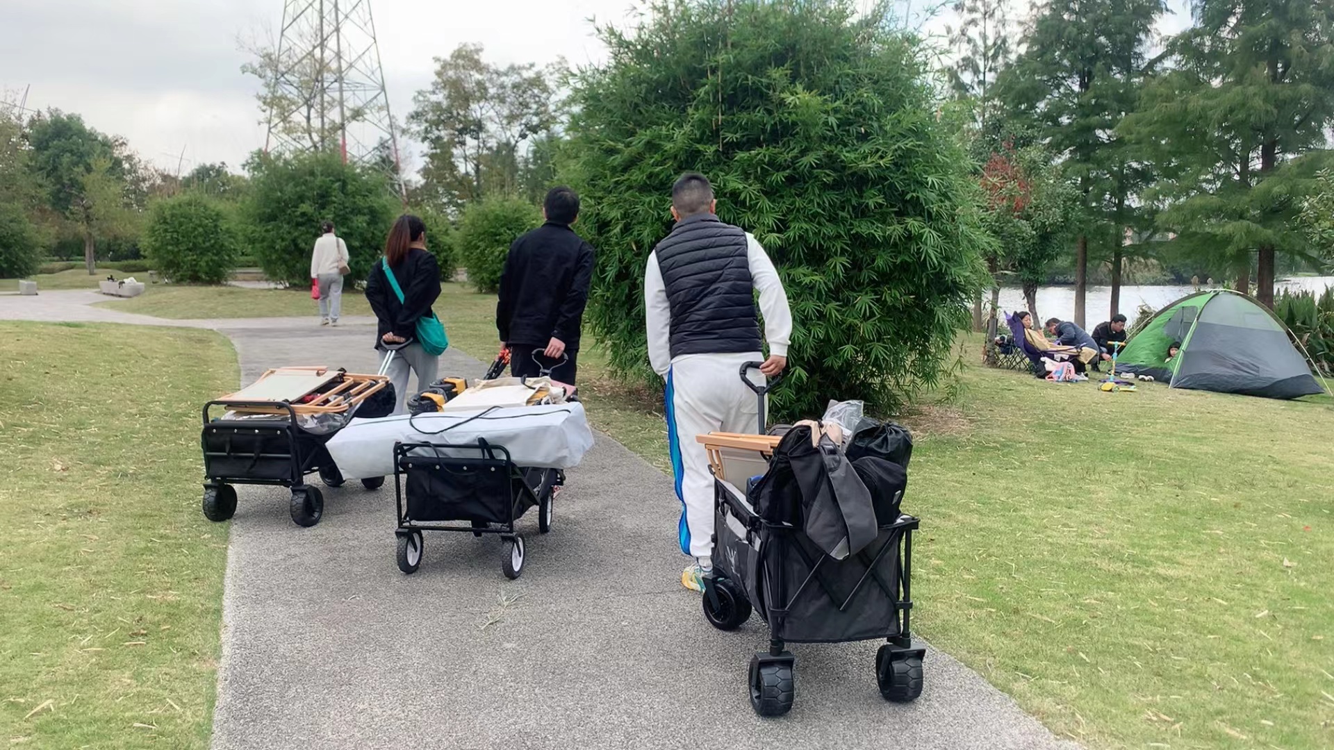 Campamento al aire libre de fin de semana