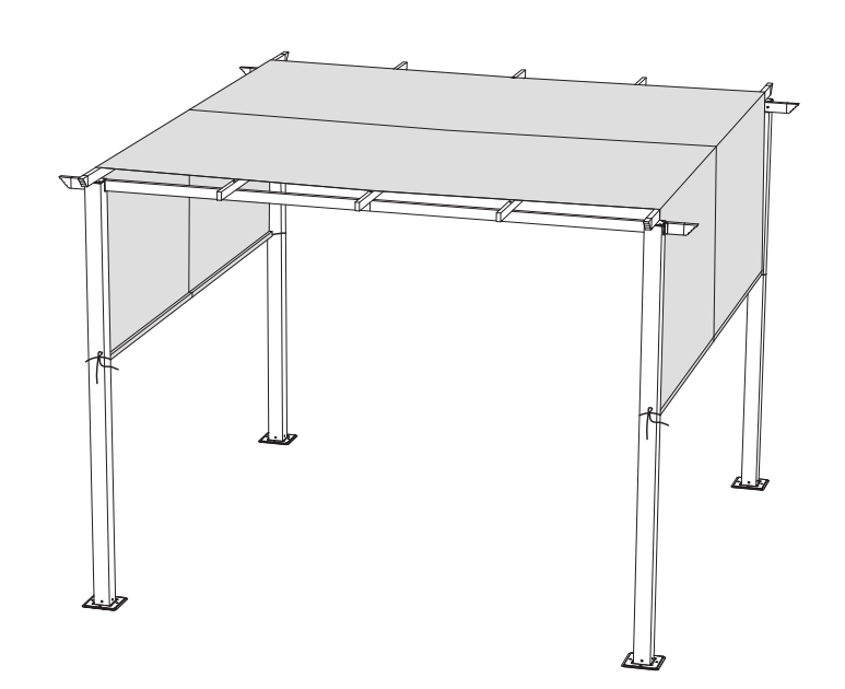 Guías de productos de Pérgola Top de 10'x10 '
