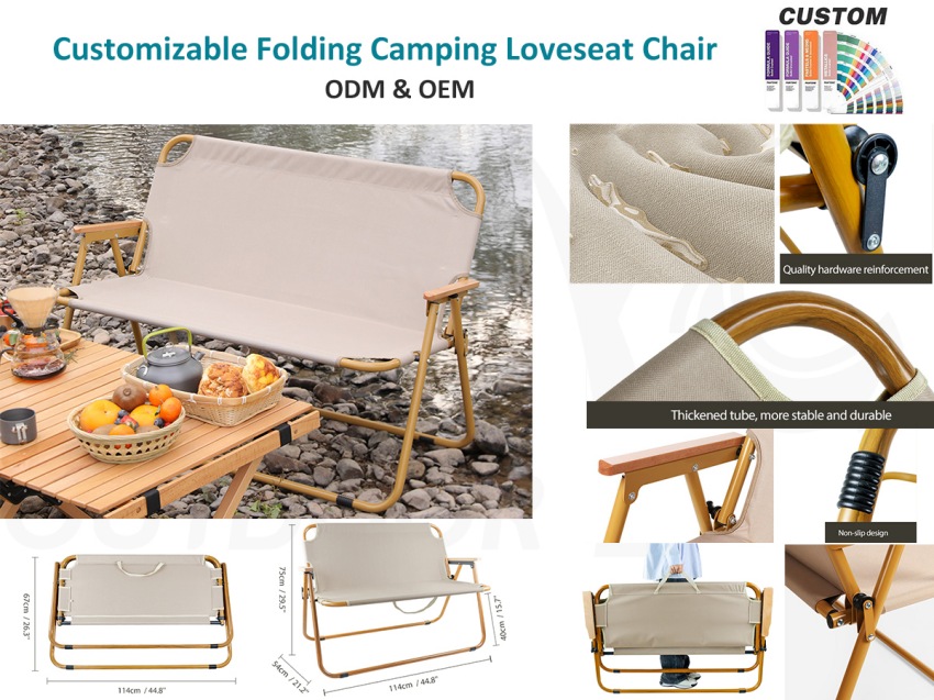 ¡Esta silla de banco plegable para acampar es increíble! ¡Se ve genial y cómodo!