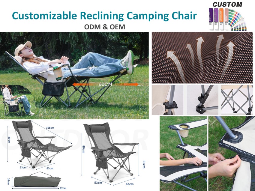 ¿Tienes una silla plegable que se pueda acostar?