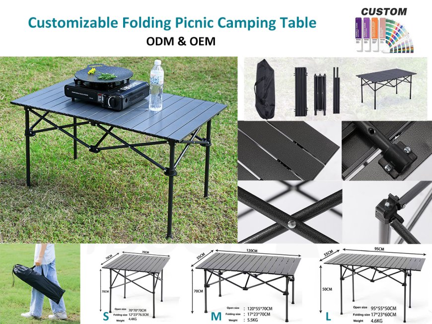 ¿Por qué elegir esta mesa de camping de aluminio?