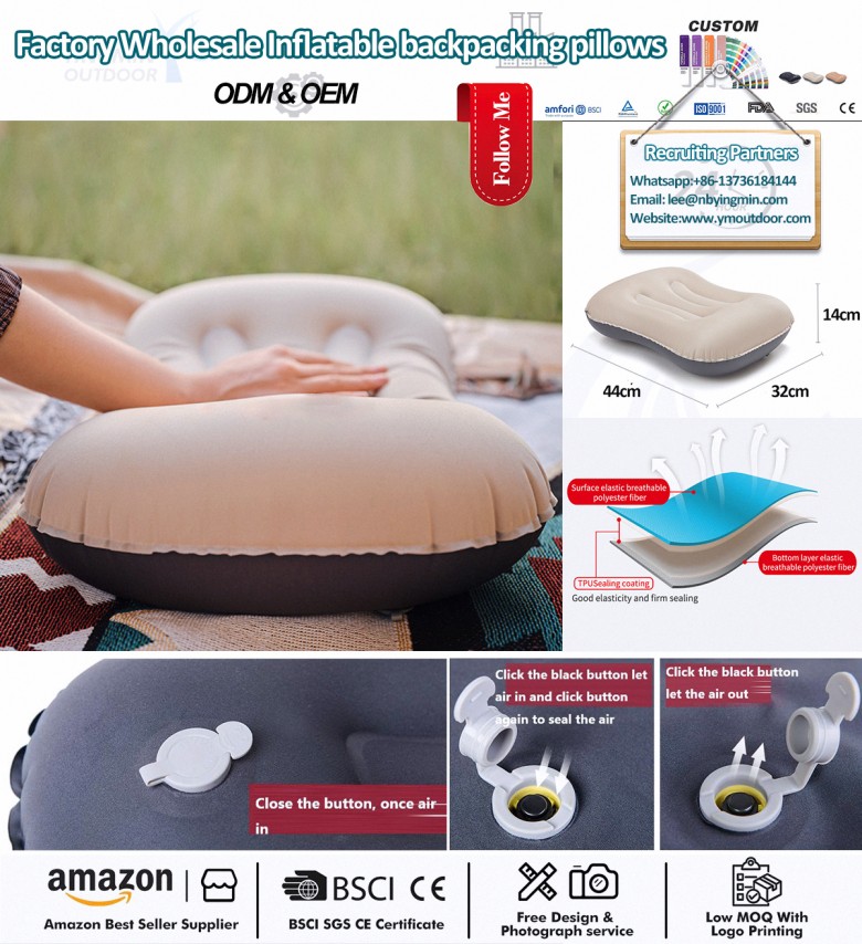 ¡Impresionante almohada de camping compacta!