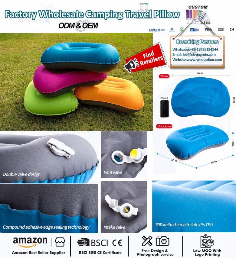 ¡El mejor cojín de viaje o almohada para acampar!