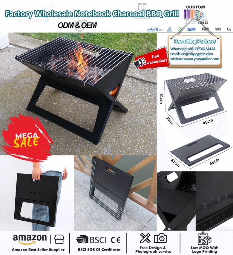 ¡Gran pequeña parrilla de carbón portátil!