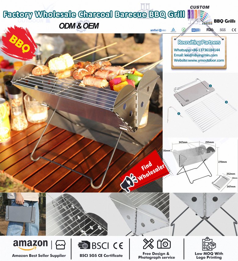Buena parrilla portátil compacta