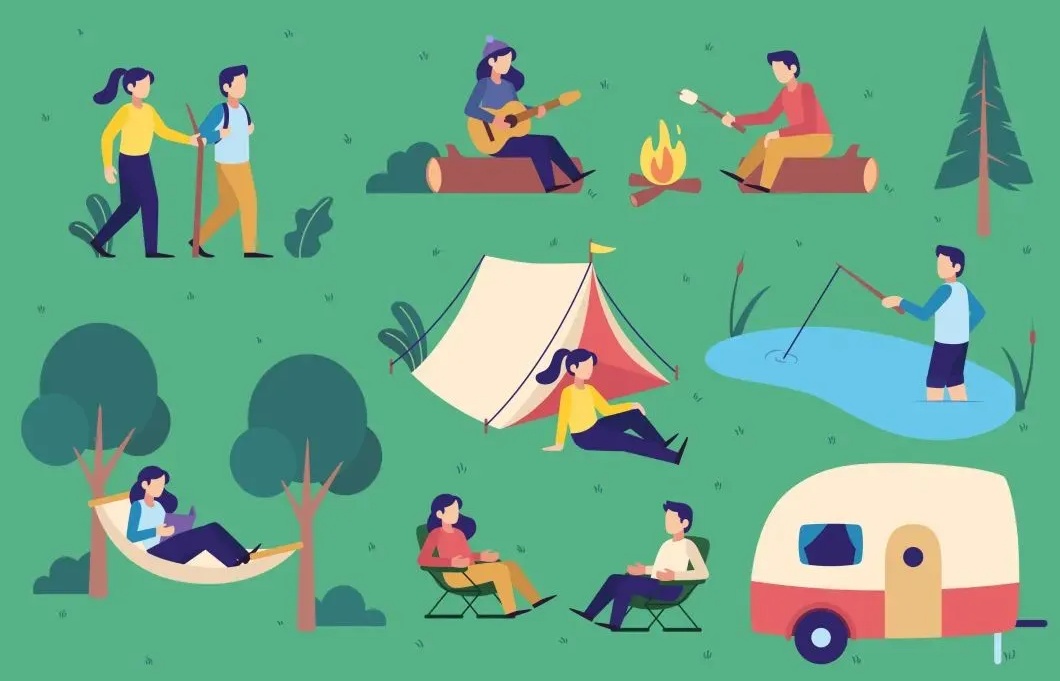¿Cuál es la diferencia entre acampar y acampar?