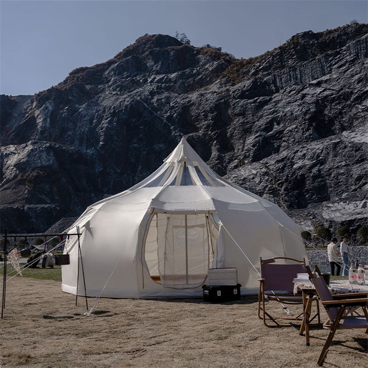 ¿Qué ventajas aporta la tienda de campaña de lona para exteriores YMOUTDOOR al negocio del glamping?