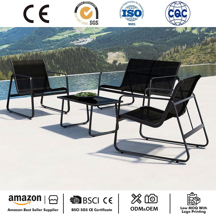 Juego de muebles de patio de 4 piezas