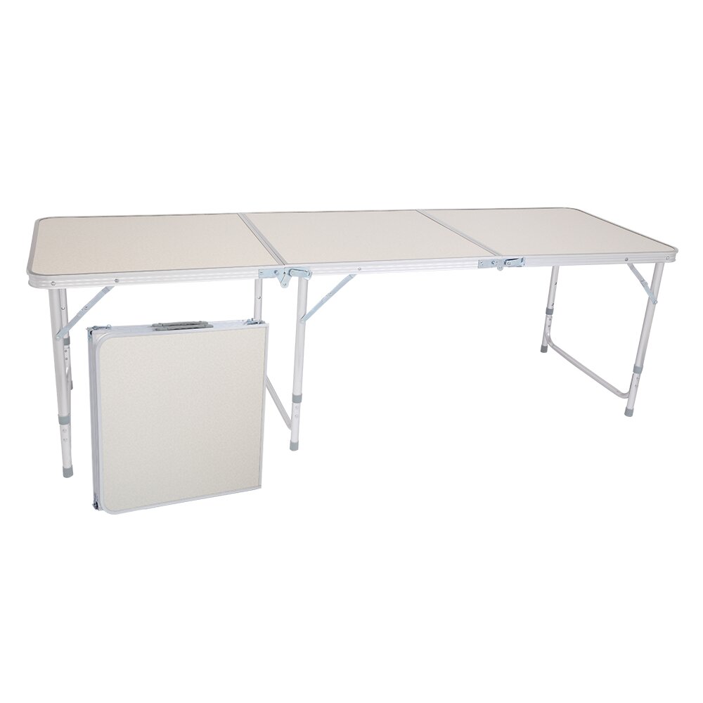 Mesa plegable de camping de aluminio de 8 pies