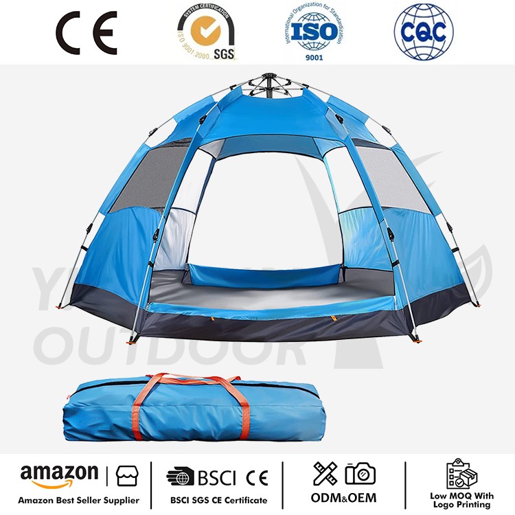 Tienda de campaña emergente automática