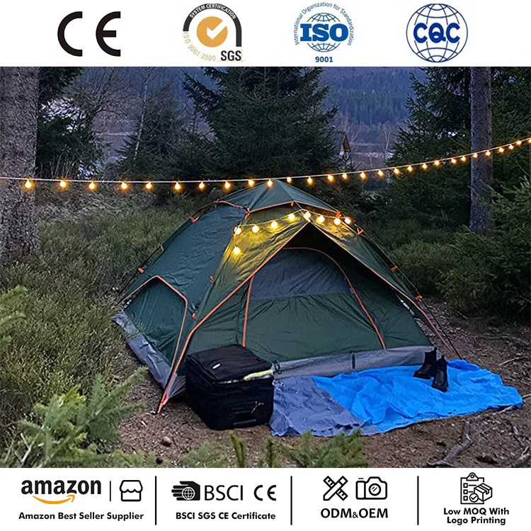 Tienda de campaña automática impermeable para 3 personas