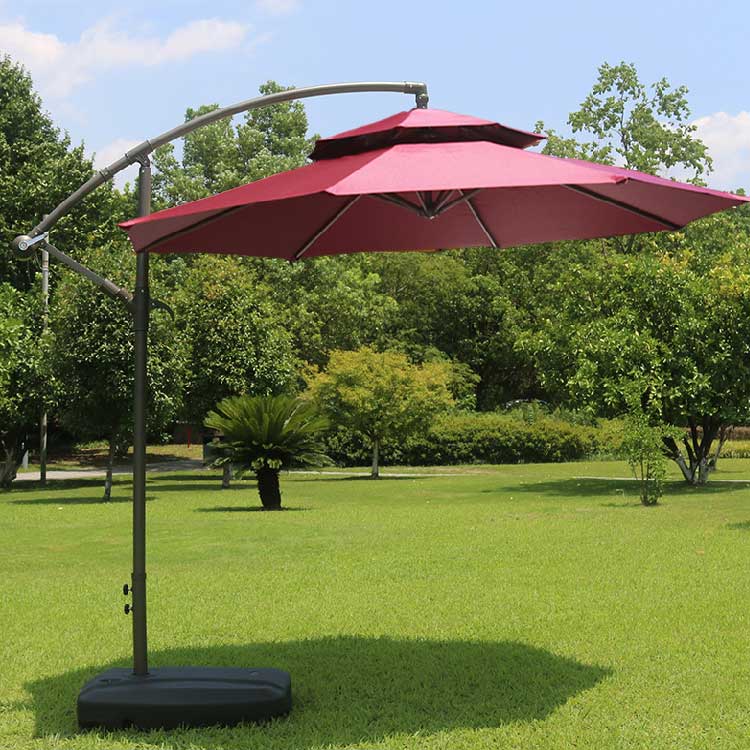 Sombrilla voladiza para patio