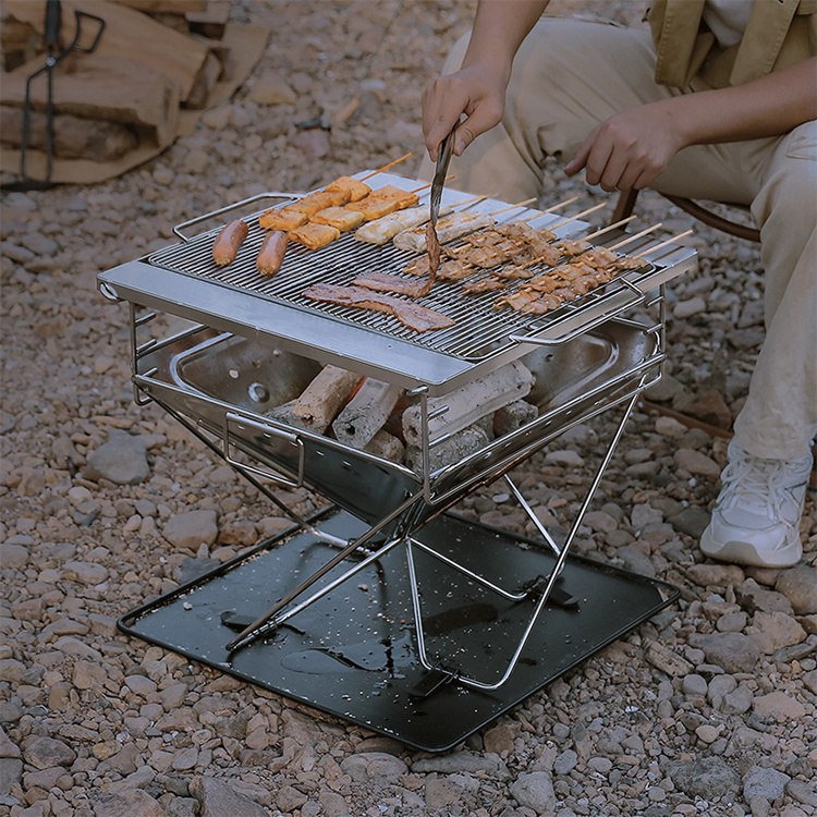 Parrilla de barbacoa de carbón