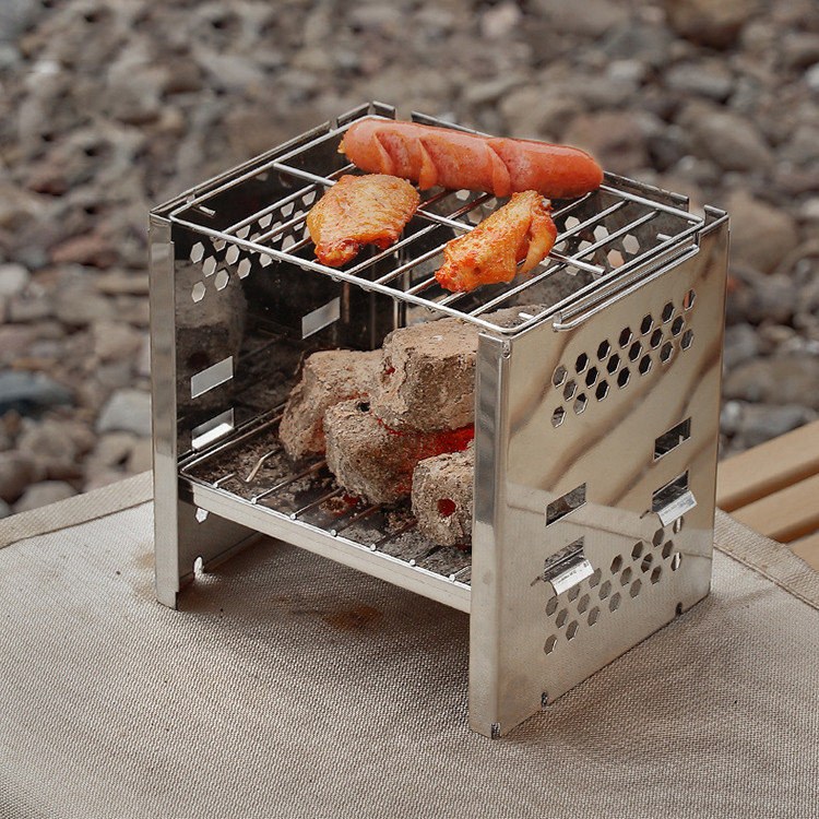 Quemador de estufa de barbacoa para acampar