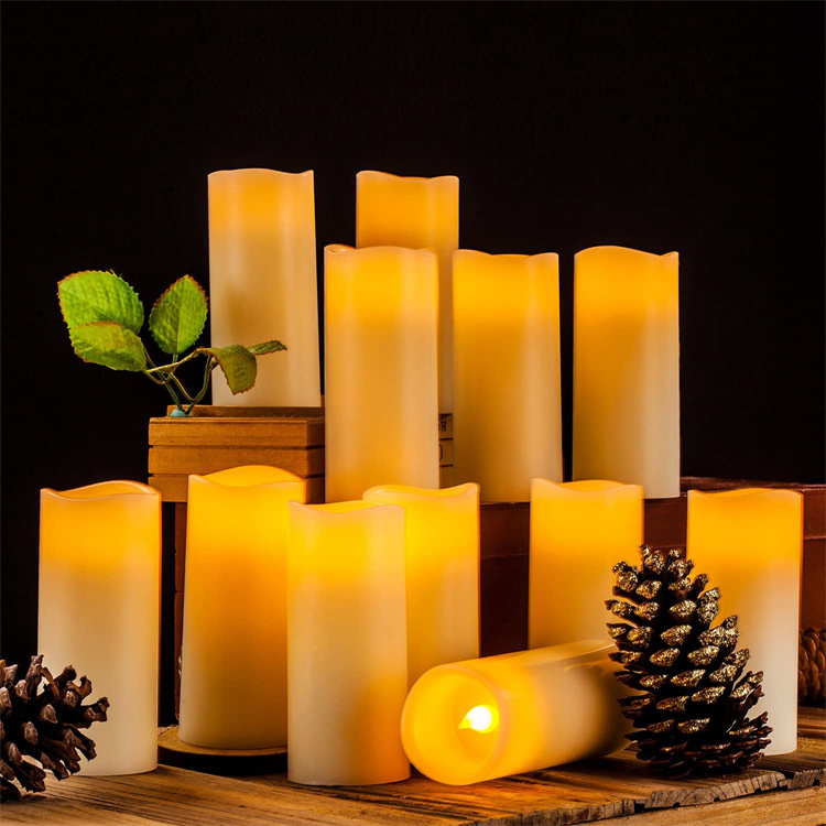 Velas falsas LED sin llama