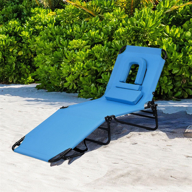 Sillón de playa plegable para exteriores