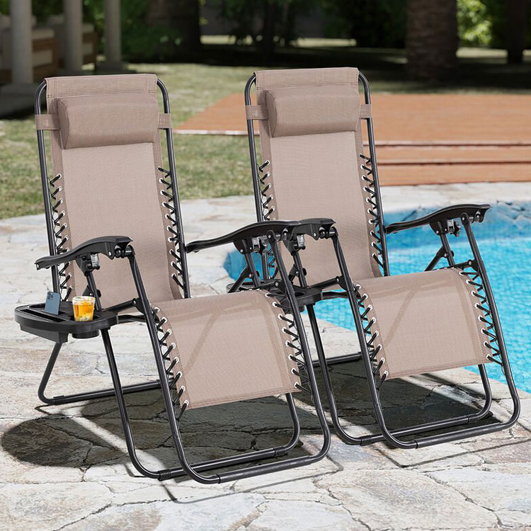 Sillones reclinables plegables para patio