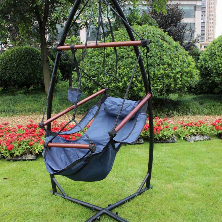 Armazón de silla colgante con base x