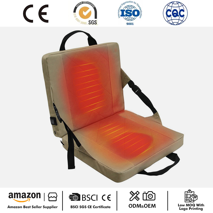 Asiento de estadio plegable reclinable con calefacción y cojín