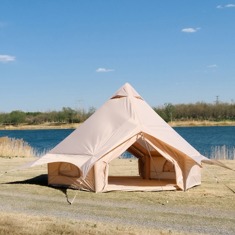 Tienda de campana de algodón inflable acampar