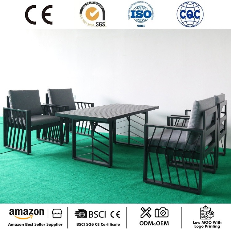 Nuevo juego de comedor de 5 piezas para muebles de patio