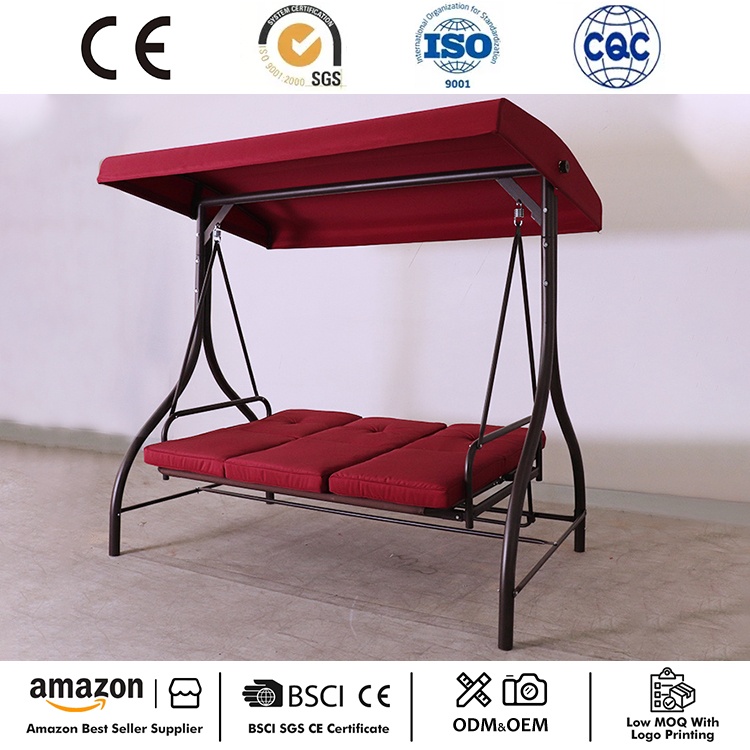 Patio Swing Daybed con dosel