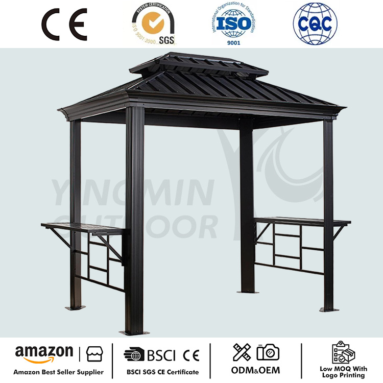 Gazebo de parrilla de barbacoa al aire libre