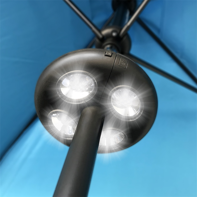 Luz de sombrilla LED para patio