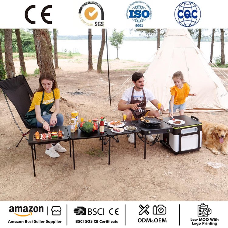 Cocina multifuncional para acampar al aire libre