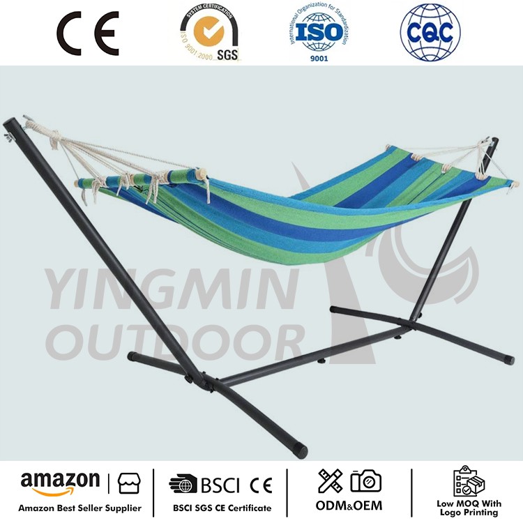 Hamaca al aire libre con soporte