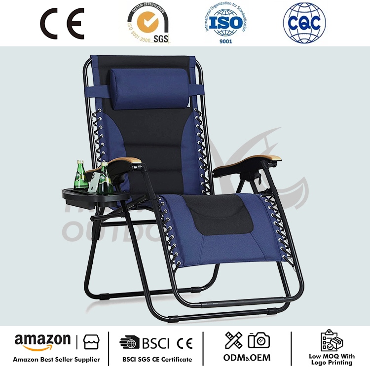 Silla de gravedad cero de gran tamaño para exteriores