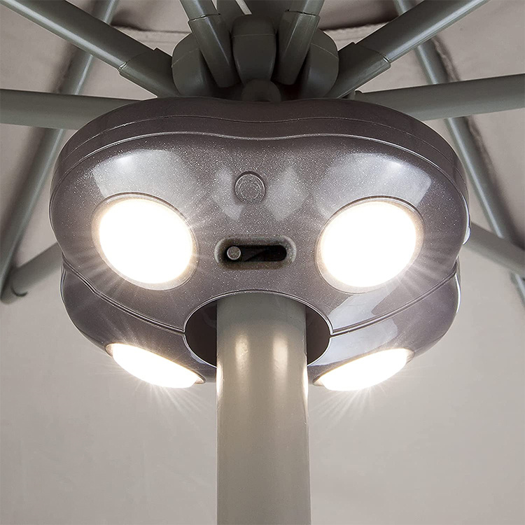 Luz de poste de sombrilla LED para patio