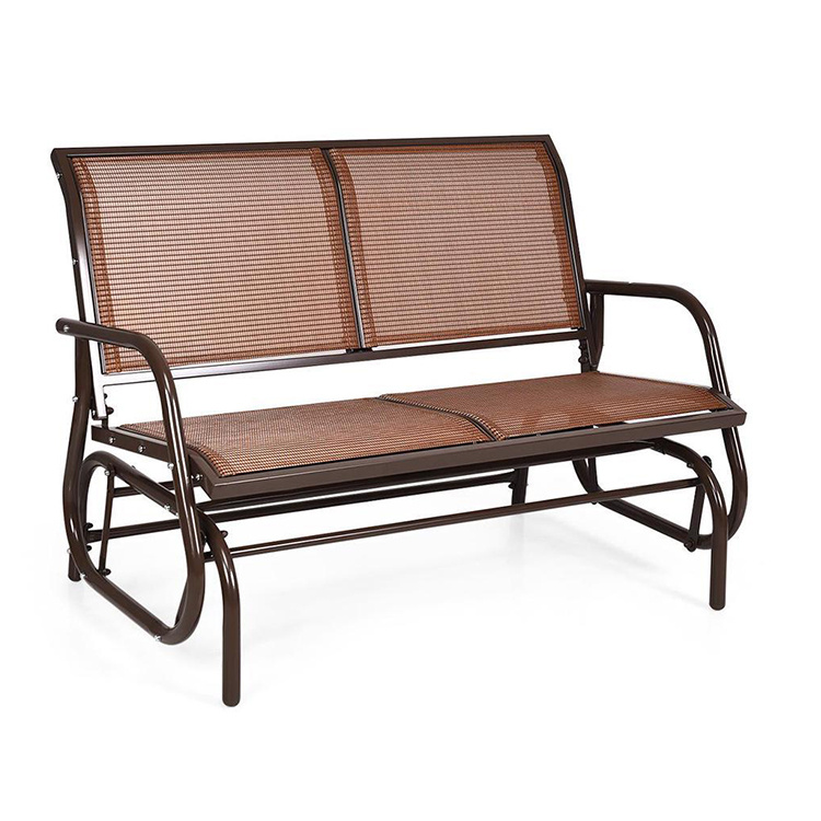 Silla de planeador columpio para banco de patio al aire libre