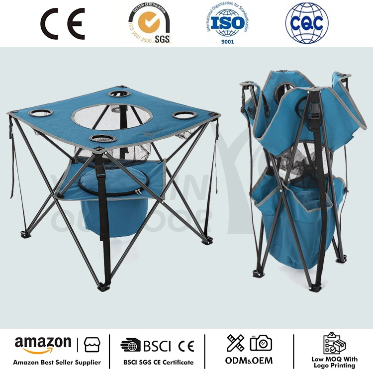 Mesa de portón trasero plegable portátil para exteriores