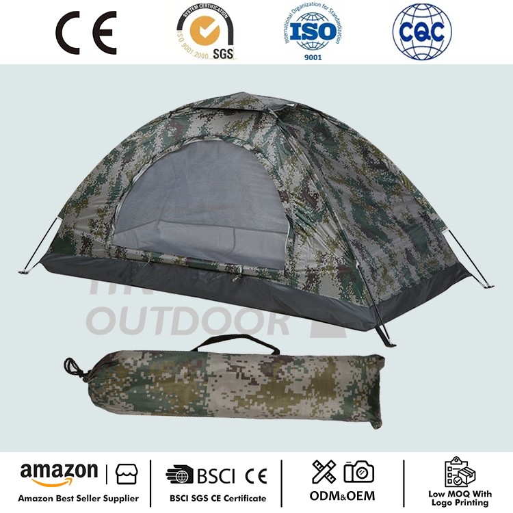 Tienda de campaña al aire libre de una sola capa