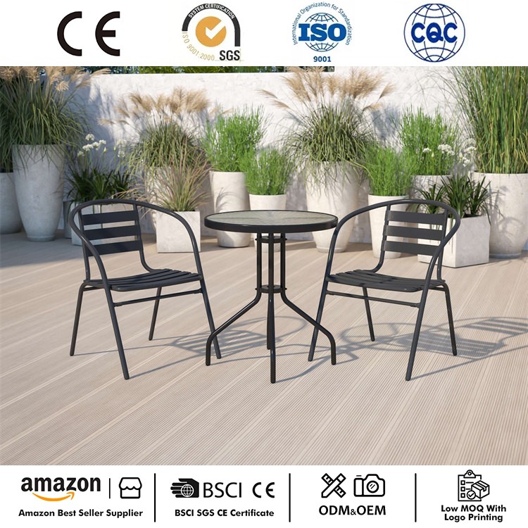 Juego de muebles de comedor para patio y bistró