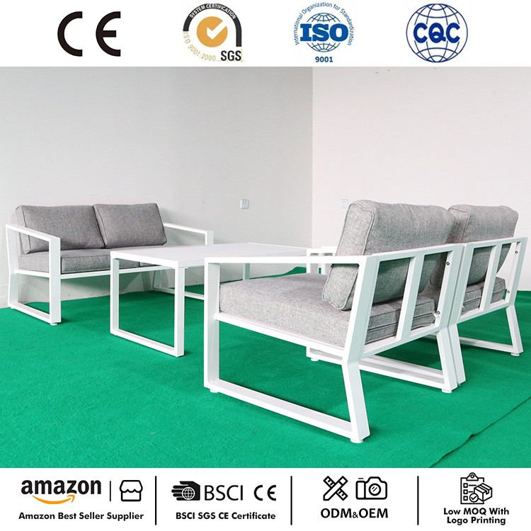 Nuevo juego de muebles de aluminio para patio