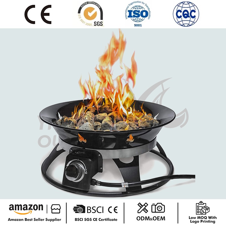 Pozo de fuego de gas propano sin humo