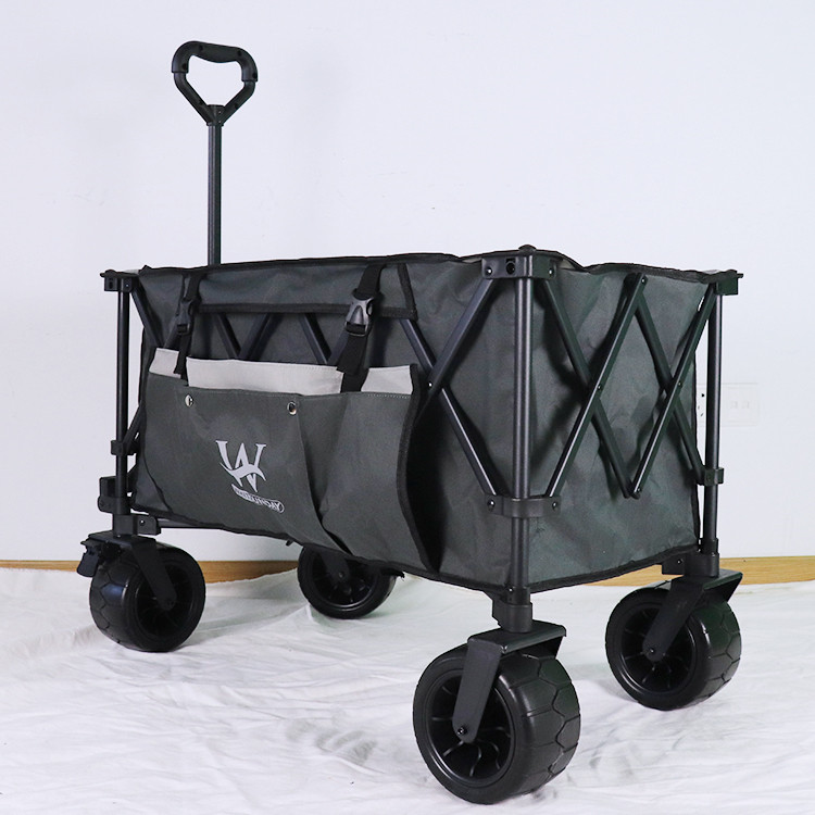 Carro plegable con ruedas grandes