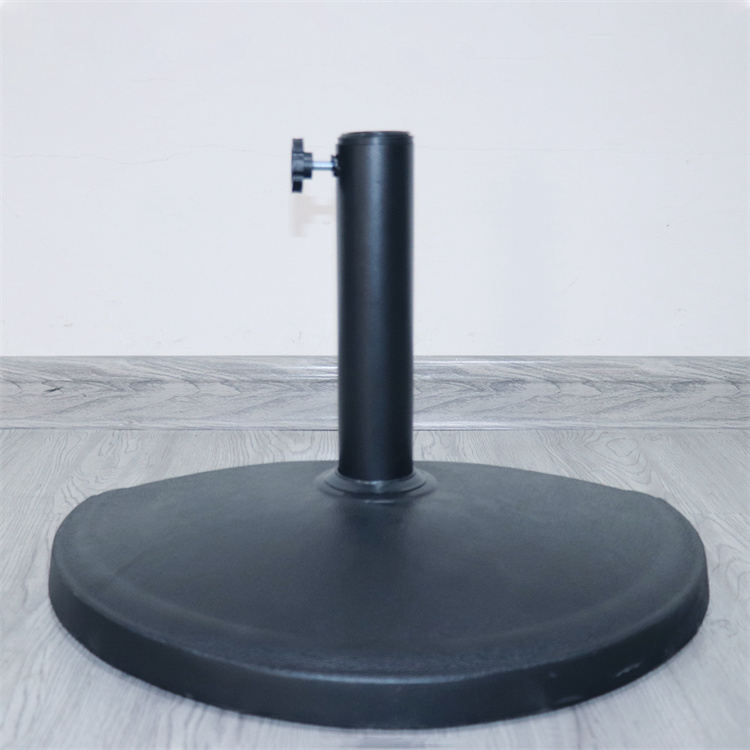 Base de sombrilla semicircular de 20