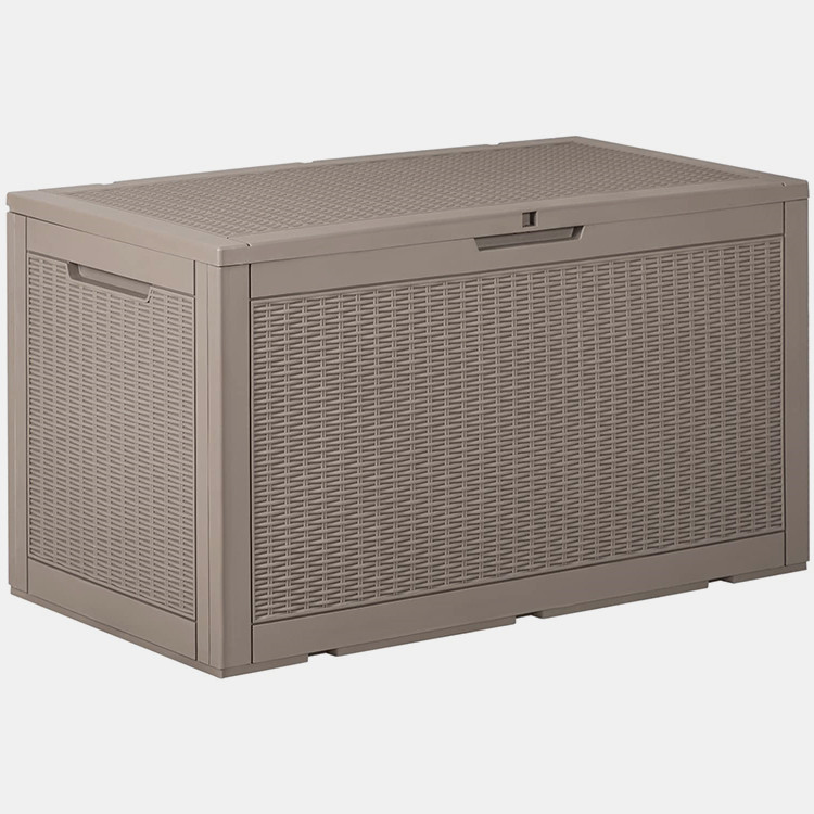Caja de cubierta de resina con cerradura de 100 galones