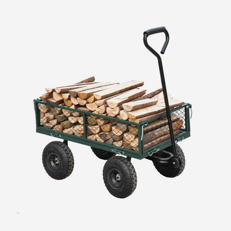 Carro de carro duradero multiusos de acero para jardín