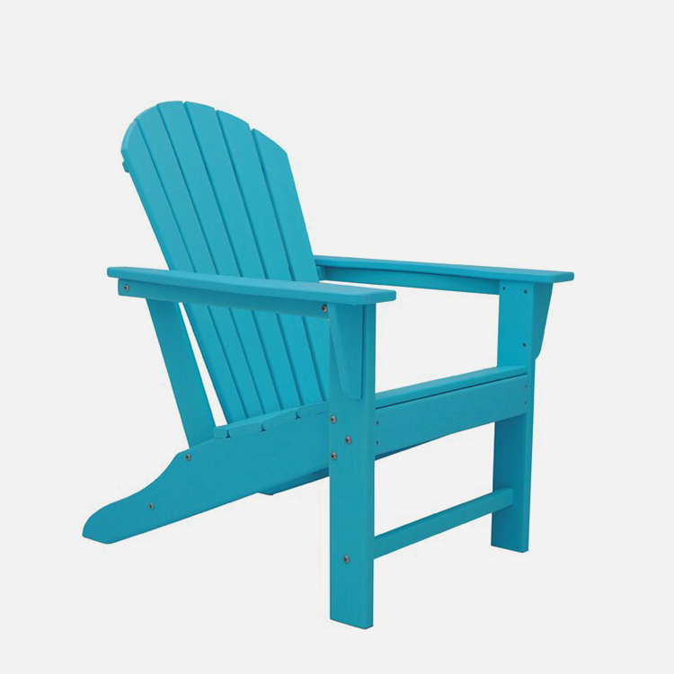 Silla Adirondack de madera de resina para patio al aire libre