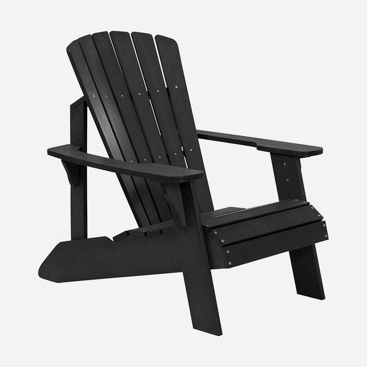 Silla Adirondack de madera de resina para exteriores