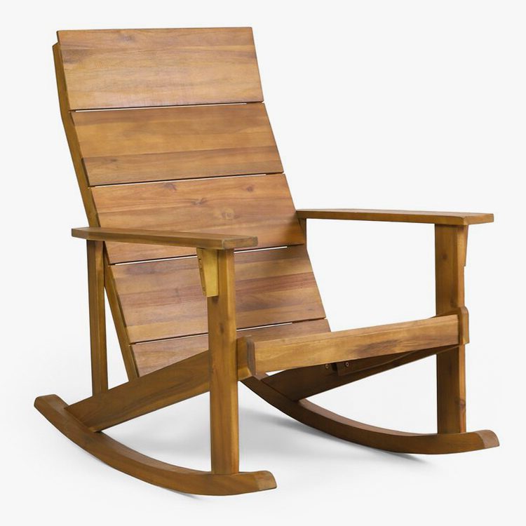 Mecedora Adirondack de madera maciza